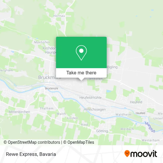 Rewe Express map
