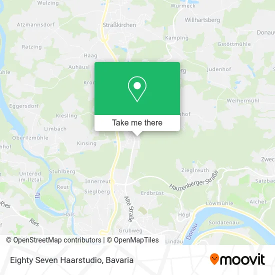 Eighty Seven Haarstudio map