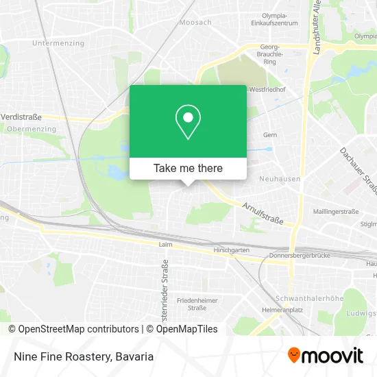 Nine Fine Roastery map