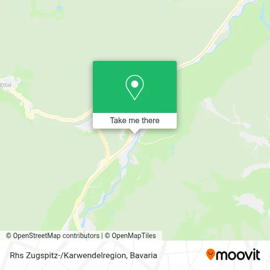 Rhs Zugspitz-/Karwendelregion map