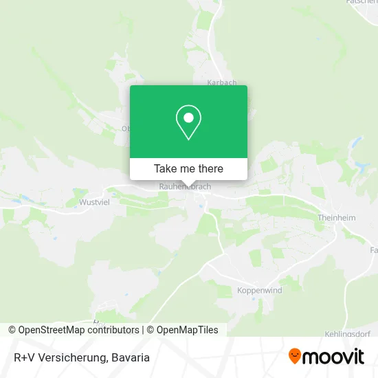 R+V Versicherung map