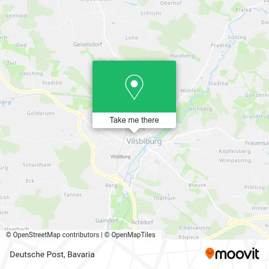 Deutsche Post map