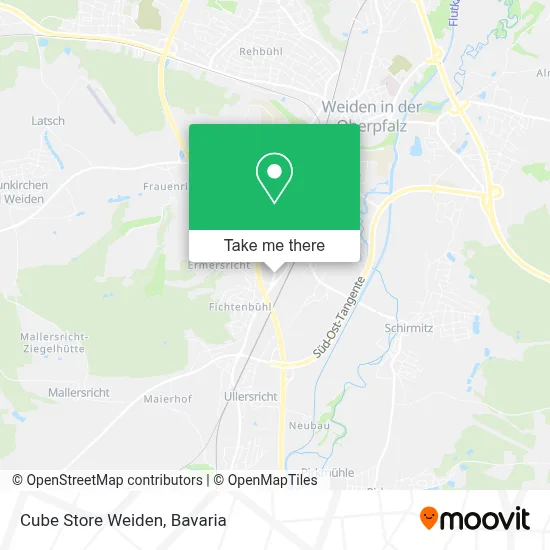 Cube Store Weiden map
