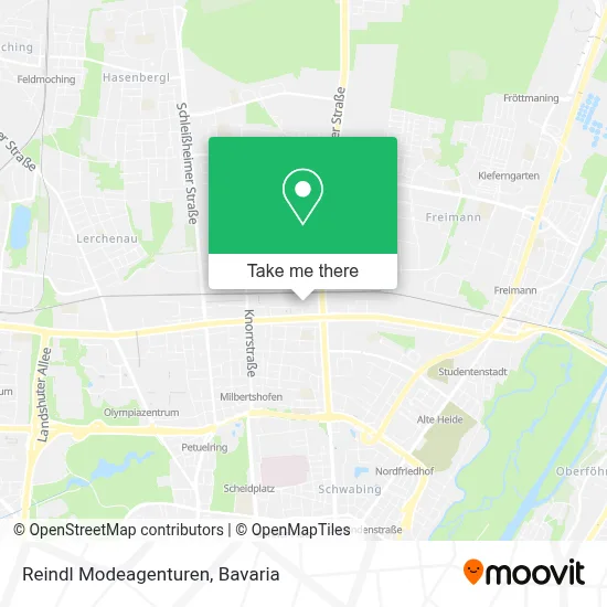 Reindl Modeagenturen map