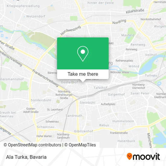 Ala Turka map