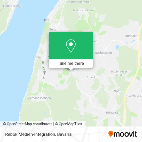 Rebok Medien-Integration map