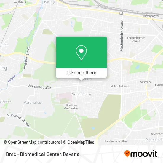 Bmc - Biomedical Center map