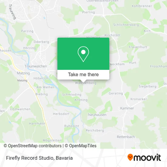 Firefly Record Studio map