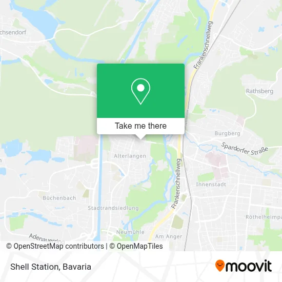 Shell Station map