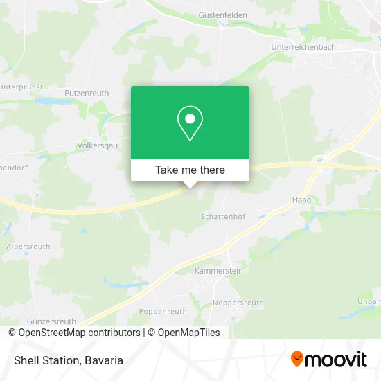 Shell Station map