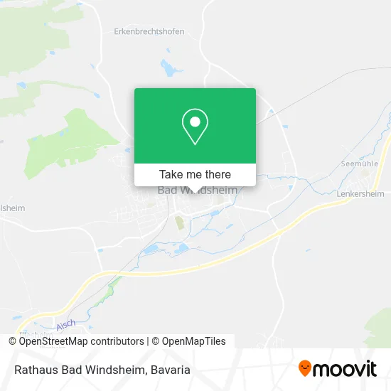 Rathaus Bad Windsheim map