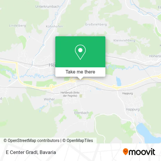 E Center Gradl map