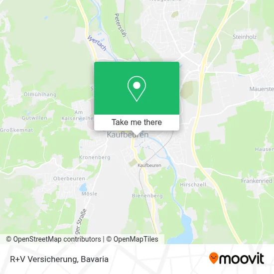 R+V Versicherung map