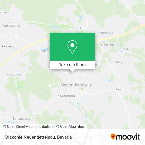 Diakonie Neuendettelsau map