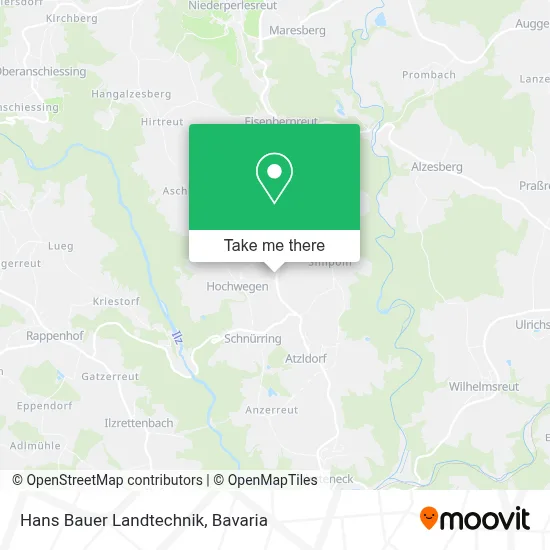 Hans Bauer Landtechnik map
