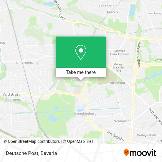 Deutsche Post map