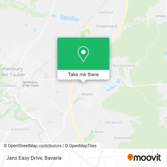 Jans Easy Drive map