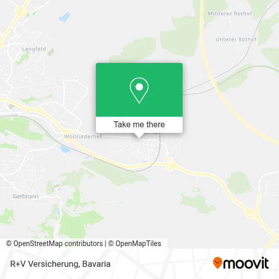 R+V Versicherung map