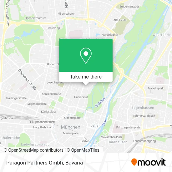 Paragon Partners Gmbh map