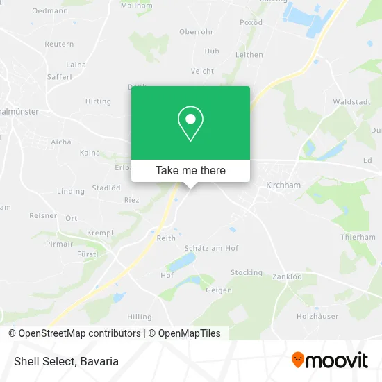 Shell Select map