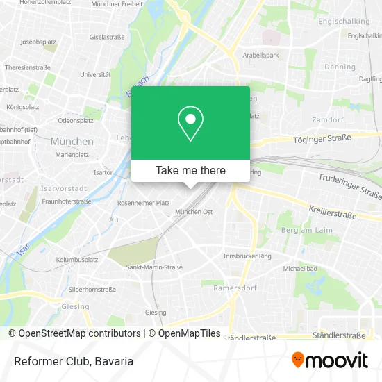 Reformer Club map
