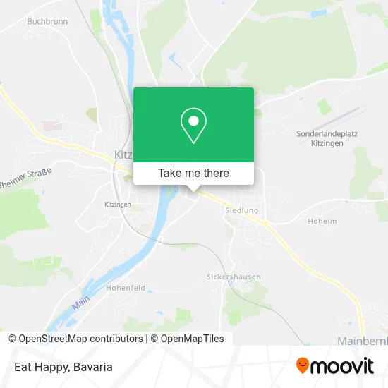 Eat Happy map