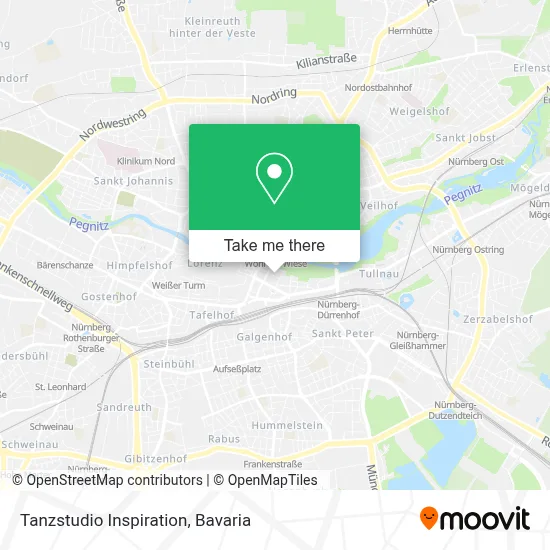 Tanzstudio Inspiration map