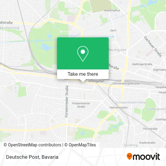Deutsche Post map