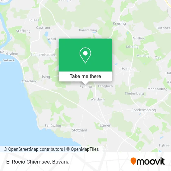 El Rocio Chiemsee map