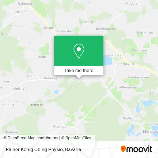 Rainer König Obing Physio map