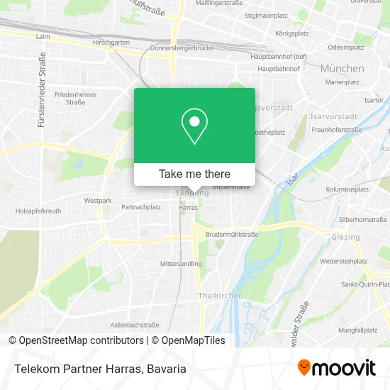 Telekom Partner Harras map