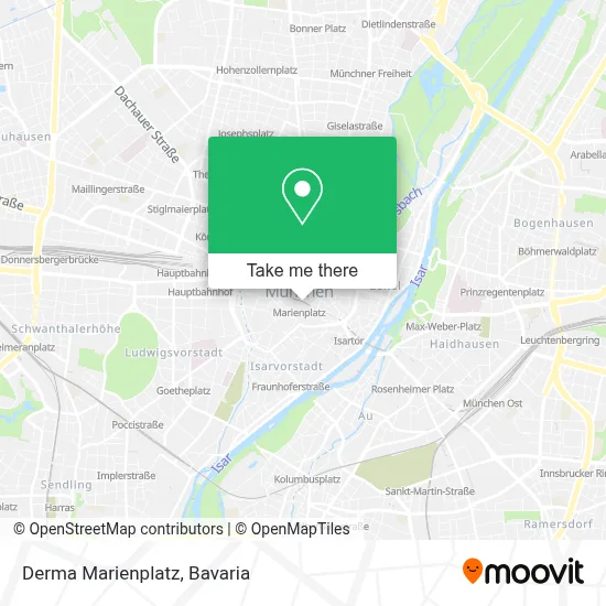 Derma Marienplatz map