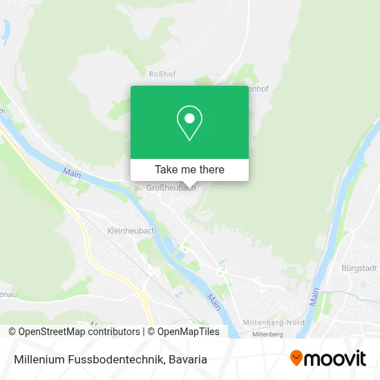 Millenium Fussbodentechnik map