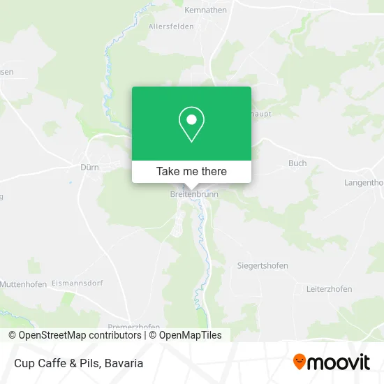 Cup Caffe & Pils map