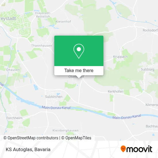 KS Autoglas map