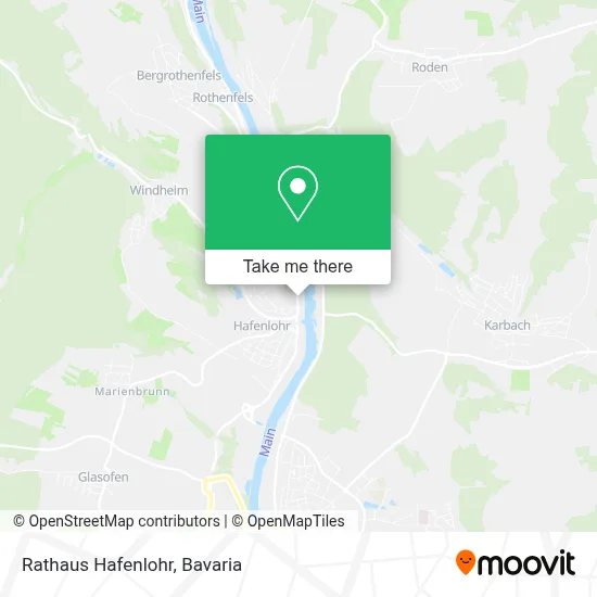 Rathaus Hafenlohr map