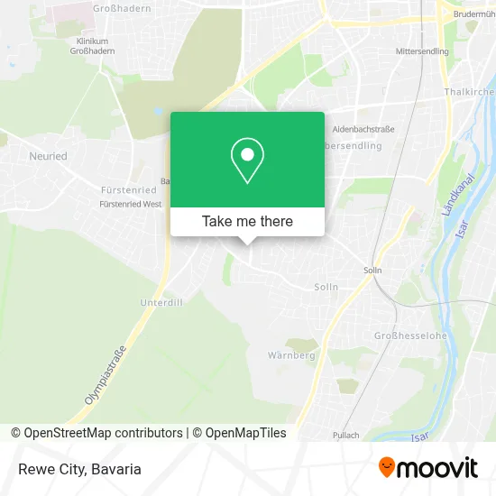 Rewe City map