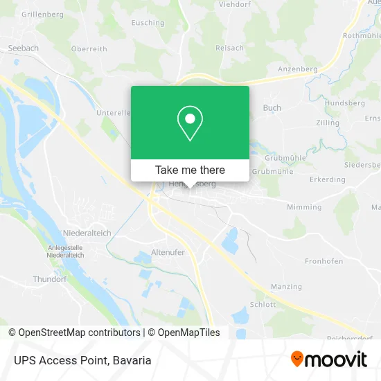 Ups Access Point map