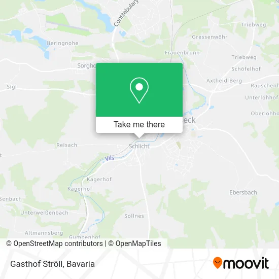 Gasthof Ströll map
