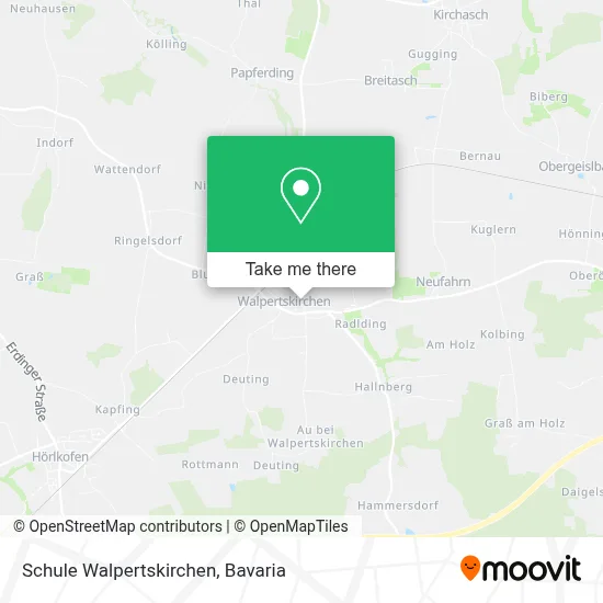 Schule Walpertskirchen map