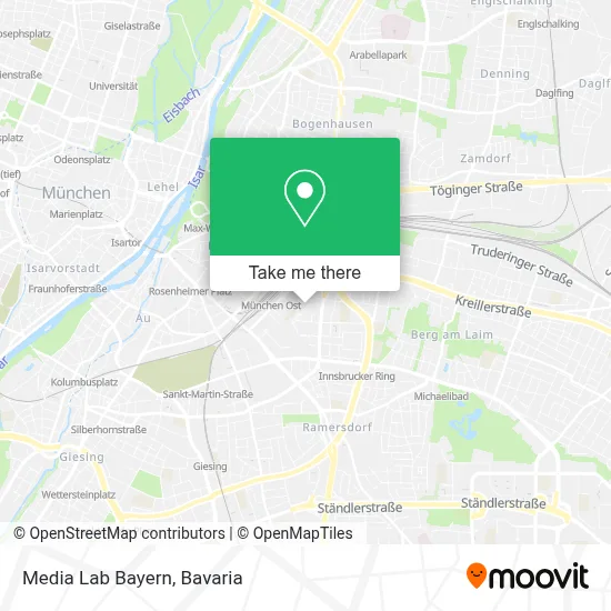 Media Lab Bayern map