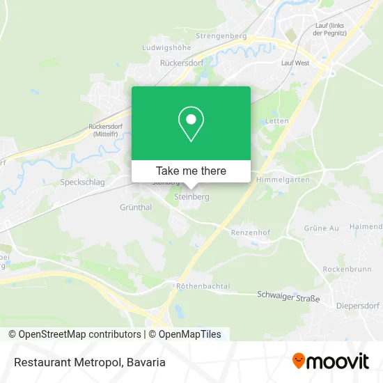 Restaurant Metropol map