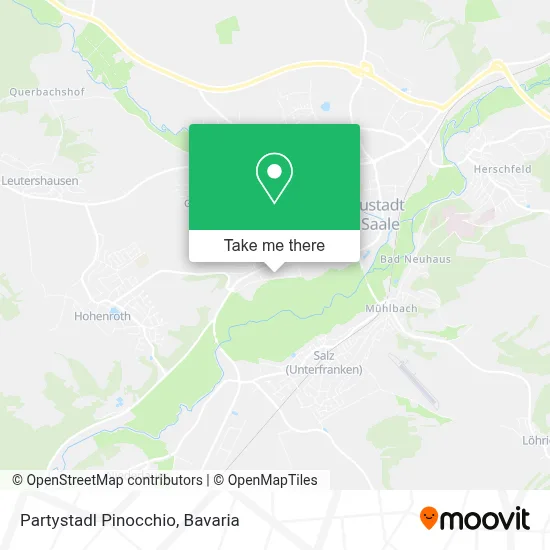 Partystadl Pinocchio map