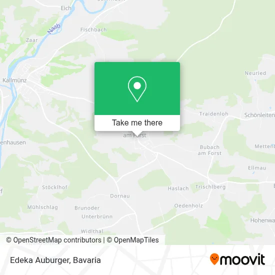 Edeka Auburger map