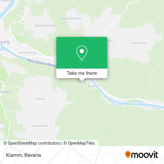 Klamm map