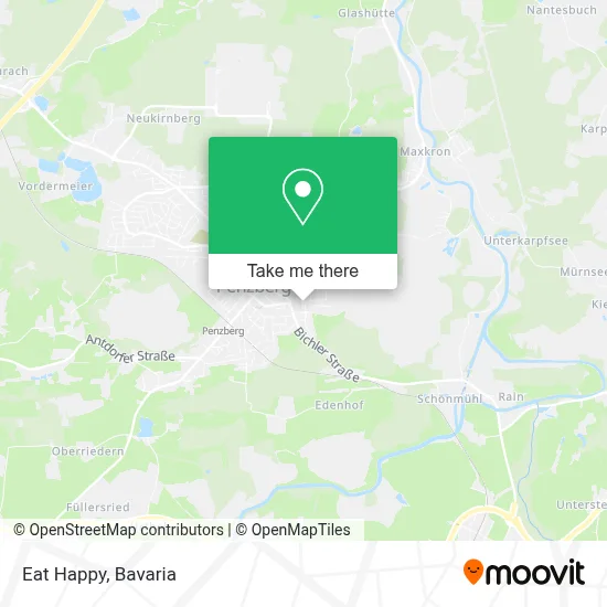 Eat Happy map
