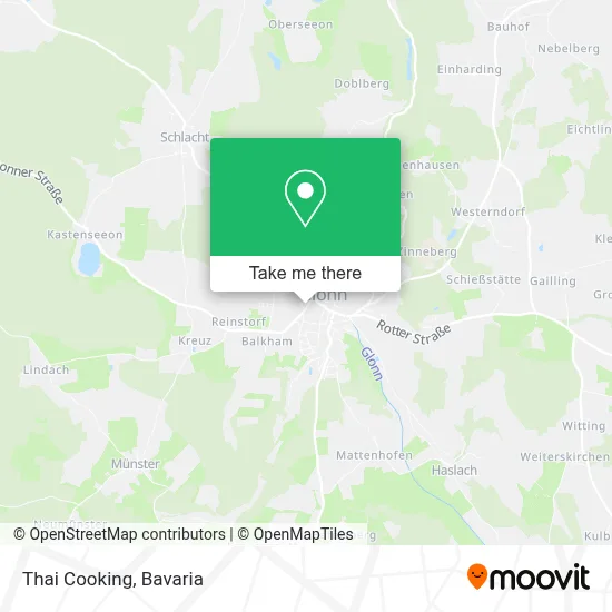 Thai Cooking map