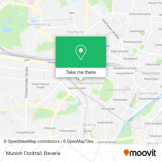 Munich Cocktail map