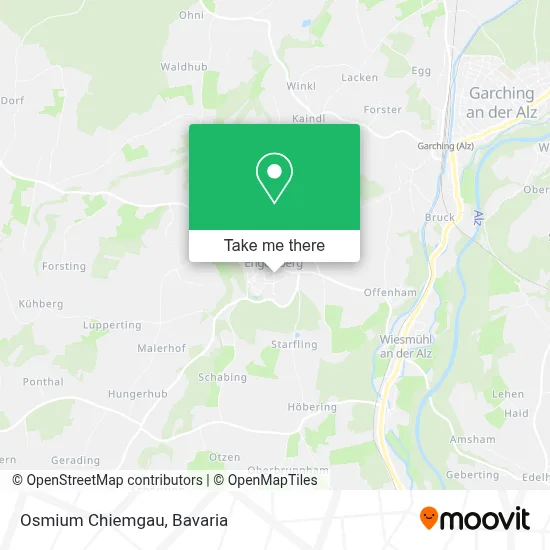 Osmium Chiemgau map