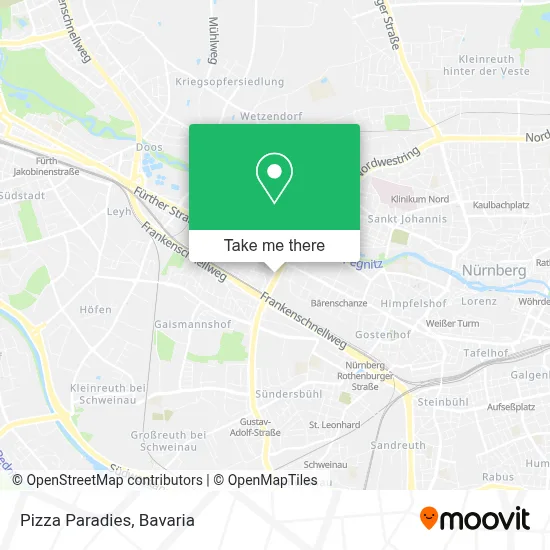 Pizza Paradies map